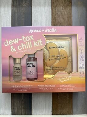 Grace & Stella dew-tox and chill gift set. Brand new. Sealed